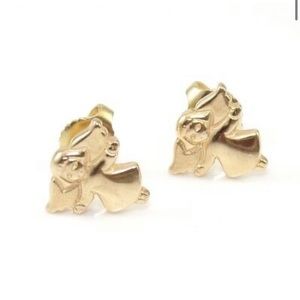 James Avery 14k Gold Angel Stud Earrings